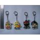 customized logo rubber pvc keychain, Specter logo souvenir rubber keycharm, promotion gifts rubber pvc key holder