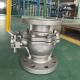 Flange End Worm Gear Industrial Trunnion Ball Valve Stainless Steel/ WCB Construction