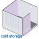 Plastic Cold Room Profiles Polyurethane Foaming Filling Walk-in Cold Storage Profiles Column Structure And Corner