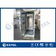 Front And Rear Access Outdoor Telecom Enclosure One Bay Single Wall With Heat Insulation