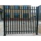 Customized heavy duty palisade fence panels D pale bend head palisade fencing