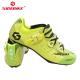 Yellow Mesh Breathable Cycling Shoes Nylon Sole Durability Bicycle Bike Shoes
