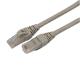 4PR 24AWG Cat5e Ethernet Lan Cable 30 Ft Length Grey Color OCC