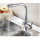 3 In 1 Brass Gooseneck Kitchen Faucet Connect Pure Water Hot Cold Water In Kitchen
