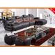 Living room furniture low price dubai cheap modern chesterfield leather sofa furniture sets designs