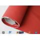 580gsm 260℃ Fiberglass Cloth Thermal Insulation Jacket Fabric Silicone Coated