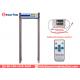 Entrance Door Frame Metal Detector Airport Security Scanner With 760mm Passenger Channal Size