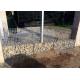 Hot Dipped Gabion Gravity Retaining Walls Galvanized Gabion Wall Face