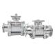 304 Stainless Steel 3PC Clamp Ball Valve with High Platform and Oed Customized Support