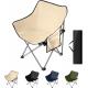 Folding Chairs Heavy Duty Support 350 lbs Moon Chair with Carry Bag Portable Folding Camping Chair with Carry Bag