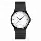 fashion quartz black wrist watch water resistant 3atm jam tangan oem ultra thin for women 1419