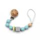 Soother Pacifier Clips Leash FSC Baby Silicone Beads For Infant Nipple