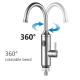 360 Degree Hand Adjustable Instant Electric Heating Faucet 3300W LED Digital Display