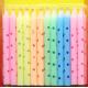 Macaron Color Litte Colorful Dot Printed Birthday Candles