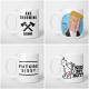Custom Letters Funny Coffee Cups And Cute Mugsand Mugs Ceramic Cups Creative Cups