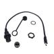 Mini USB Male to Micro USB Female Waterproof Extension Cable With Flush Mount Panel For Car Truck Boat Motorcycle Computer