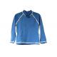Blue Swim Rash Guard UPF 50+ , Customized Size Rashguard Bathing Suit 