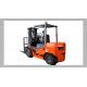 Red Isuzu High Lift Low Profile Forklift 2 Stage Or 3 Stage Mast CPCD25