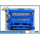 7.5 KW Blue Color Double Layer Roll Forming Machine For Corrugated Sheet And IBR Sheet