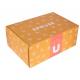 Flexo 500pcs Colored Corrugated Mailer Boxes , CDR PSD Custom Printed Shipping Box