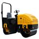 Small Vibratory Mini Compactor Roller Double Drum Roller with 55L Water Tank Capacity
