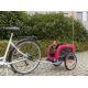 Dog Bike Trailer, Folding Pet Dog Trailer Cart for Bicycle, Bike Cargo Wagon Carrier w/Universal Hitch & 20 Wheel