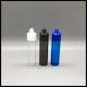 ISO Chubby Dropper 60ml Unicorn Bottle RV PET Plastic Material Round Shape For E Cig