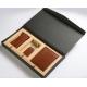 hinged luxurious wallet box Custom two pieces wallet gift packaging box