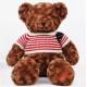 Dark Brown Teddy Bear Personalized Plush Toys Customers Option Function