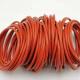 Red Rubber O Rings SI Silicone Rubber Seal Heat Resistant AS568 JIS Standard