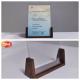 Embedded Acrylic Photo Frame Tableholoder Wood Base