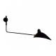 Modern Bedroom Wall Lights Industrial Style Straight Arm Serge Mouille Design