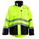 100% Polyester 2 In 1 Security Green Hi Vis Vest 8 Pockets 60*40*34cm