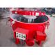 Red Refractory Mixer Machine Mt250 5 Scraper Fast Discharging Speed Quick Mixing