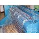 Galvanized Woven Chain Link Mesh Fence Carbon Steel Wire With Diamond Holes
