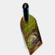 custom red wine bottle hangtag luxury wine packaging tag  folding paper tag