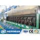 Al Alloy Wire / Copper Rod Drawing Machine With Dual Bobbin Take Up High Potency