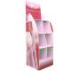 2 shelf free standing non-foldable quaterfold rack with 22 inches of stacking capacity