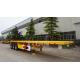 TITAN VEHICLE 3 axles flatbed semi trailer with 40ft shipping container price to  Bangladesh