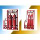 90L 15MPa Red Pipe Network Type IG100 Nitrogen Fire Suppression System