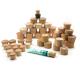 Customsize Eco Friendly Cosmetics Bamboo Lid 18/410 20/410 24/410 PlasticTube With Bamboo/Wood Cap For Natural Cosmetics