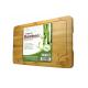Multipurpose Extra Large Bamboo Cutting Board High Strength Free Of Heavy Metals