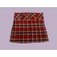 Full size girls short plaid skirts junior school uniform in Red