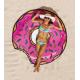 Cheap Price Low MOQ custom design print  $5 per piece round donut beach towel