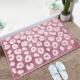 Modern Microfiber Tufted Anti Slip Embroidered Shaggy Bath Mat