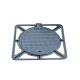 GGG 50 Square Manhole Covers Ductile Cast Iron Anti Skidding With Hinge