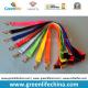 Safety breakaway clip colorful thick flat tube polyester lanyard holder with oval hook/metal hook