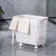 Customized Square Metal Laundry Basket , Rolling Metal Laundry Hamper