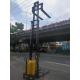 Hydraulic Semi Electric Stacker Triple Mast Type Battery Operation 1.5 Ton