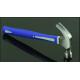 8OZ-24OZ Claw hammer(XL0004) with grade A polishing surface and double colors rubber handle